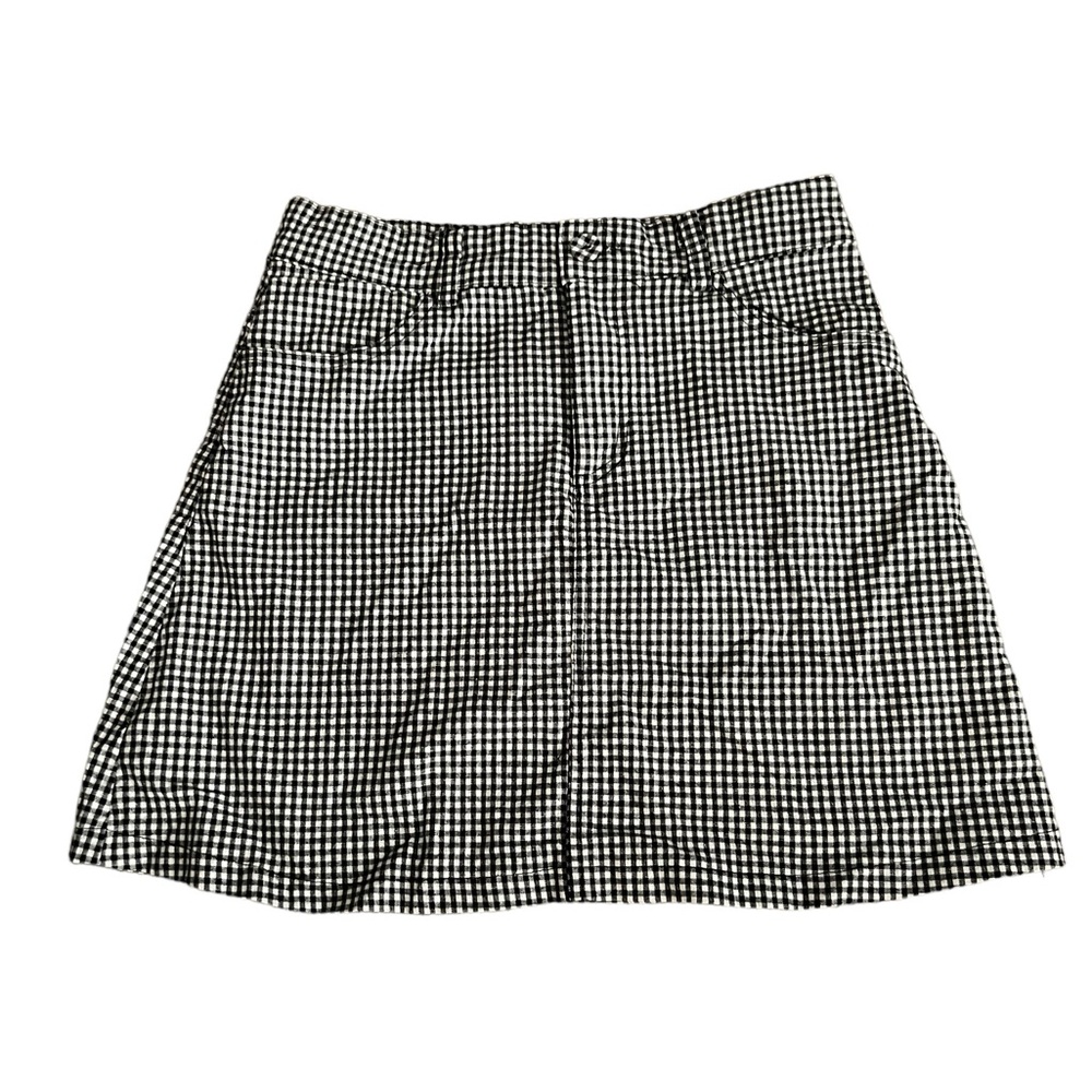 Gingham Plaid Picnic Skirt